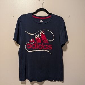 Adidas Shoe Logo Tee Size XL